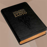 Biblia del Espíritu Santo negra con canto Dorado