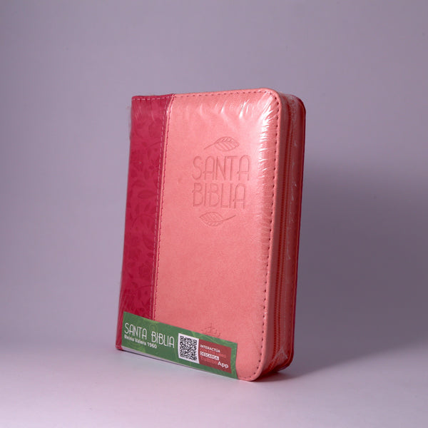 Biblia RVR 1960 026cZTILM PJR FUCSIA CANTO PLATEADO