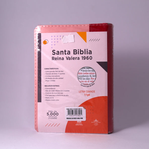 Biblia RVR 1960 046CLSGiPJRZTI ROSA/PINK