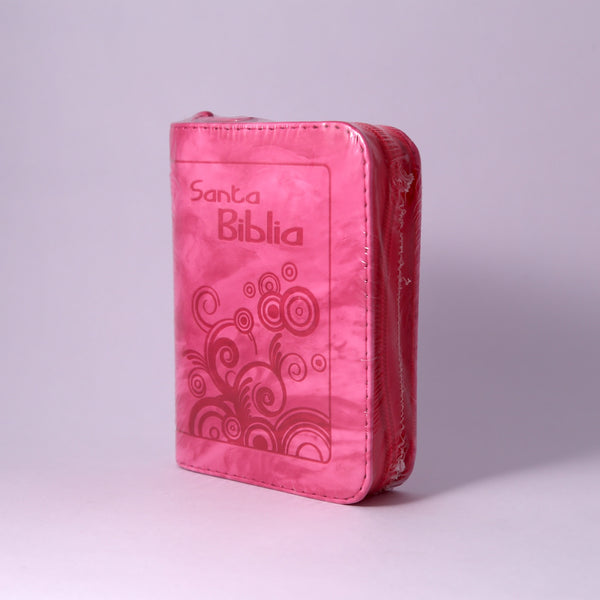 Biblia RVR 1960  DE BOLSILLO 0162 PJR COLOR FUCSIA CANTO PLATEADO
