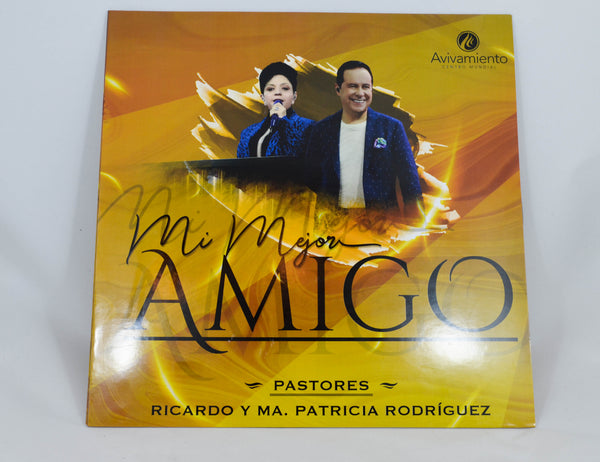 LP MI MEJOR AMIGO- PASTORES RICARDO Y MARÍA PATRICIA RODRÍGUEZ (4974469316744)